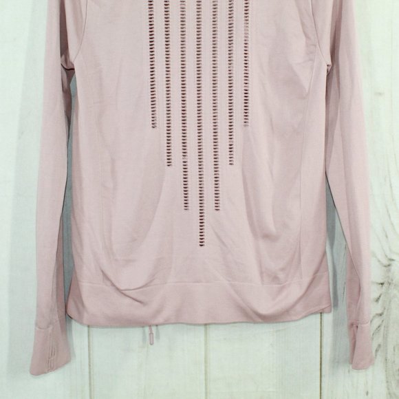 Marika Davis Tek Purple Seamless Perforated Stretch Full Zipper Jacket Size XS-S - Picture 10 of 12